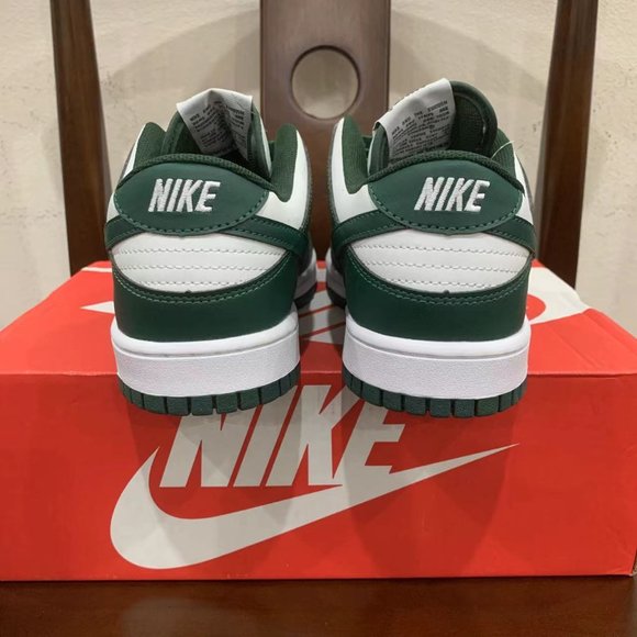 Women's Nike Dunk Low “Michigan State” Sneakers (Brand New 100% Authentic) - Picture 4 of 5
